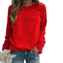 Mischa - Baumwoll-Sweatshirt in Rot