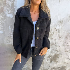 MAISIE™⏐Elegante Herbst- und Winterjacke in Schwarz