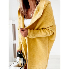 Lara - Bequeme Strickjacke in Gelb