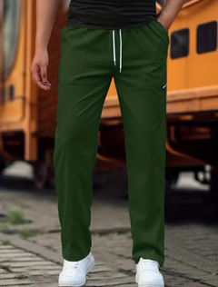 Klaus | Herren Lässige Sportliche Hose in Grün