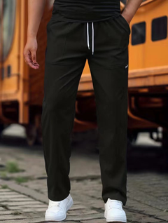 Klaus | Herren Lässige Sportliche Hose in Schwarz