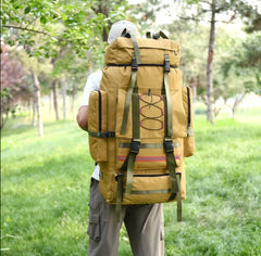 Herren Taktisch Geräumig Outdoor Wanderrucksack | Reise in Khaki