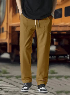 Klaus | Herren Lässige Sportliche Hose in Braun