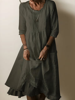 Zaria - Softtouch-Maxikleid in Grün