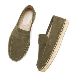 Adelhard – Stylische Herren Leder Loafers Bequem Und Elegant in Grun