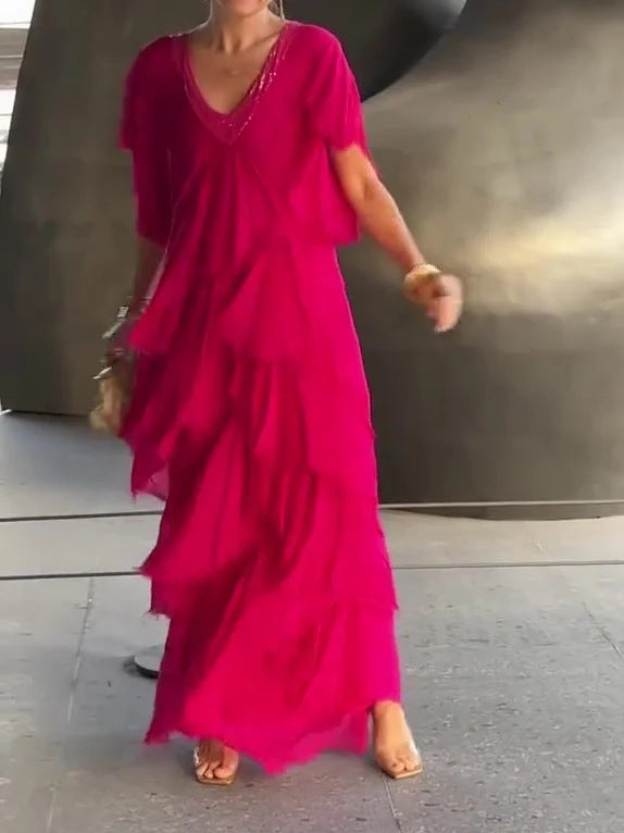 Maria™ – Elegantes langes Kleid