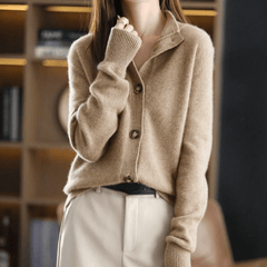 Annie™ | Strick-Gilet in Braun