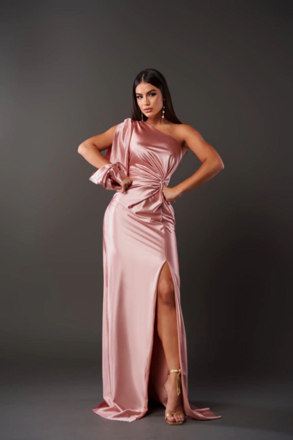 Doria - Elegantes Abendkleid Mit Einer Schulter Für Damen