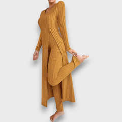 Seyra – Eleganter Zweiteiler in Braun