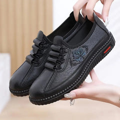 Marlene™ | Komfort Leder-Orthopädische Schuhe in Schwarz