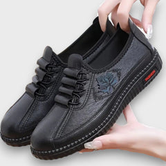 Ines – Orthopädische Lederschuhe | Premium Edition in Schwarz