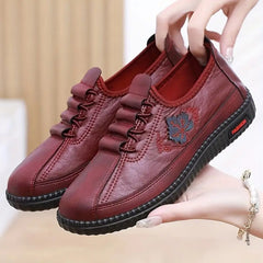 Marlene™ | Komfort Leder-Orthopädische Schuhe in Rot