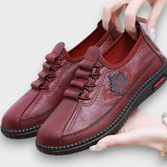 Ines – Orthopädische Lederschuhe | Premium Edition in Rot