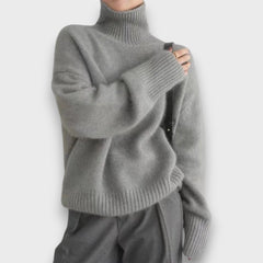 Elandra – Rollkragenpullover in Grau
