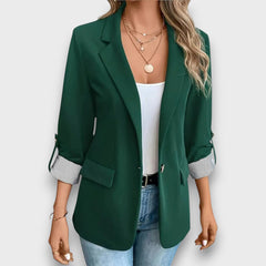 Elviane – Klassischer Blazer in Grün