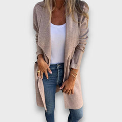 Lunara – Übergangs-Cardigan in Apricot