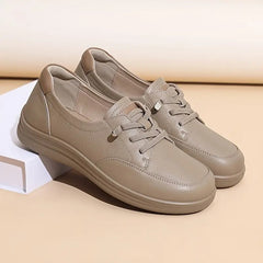 Kiarah - Orthopädische Lederschuhe in Braun