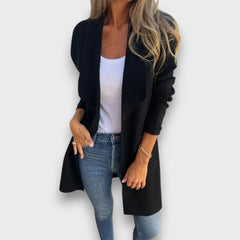 Lunara – Übergangs-Cardigan in Schwarz