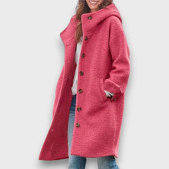 Sophira – Mantel für Herbst und Winter in Rosa