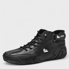 Ludwig Deck | Orthopädische Premium Barfuß-Lederschuhe in Schwarz