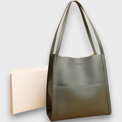 Marisse – Klassische Schultertasche in Grün