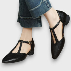 Elaris – Ortopädische Mary-Jane-Schuhe in Schwarz