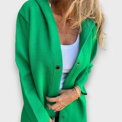 Lurea – Elegante Kapuzenjacke in Grün