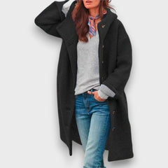 Sophira – Mantel für Herbst und Winter in Schwarz