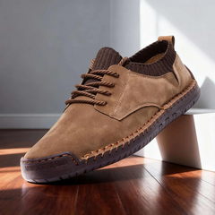 Riccardo Wildleder Sneakers in Khaki