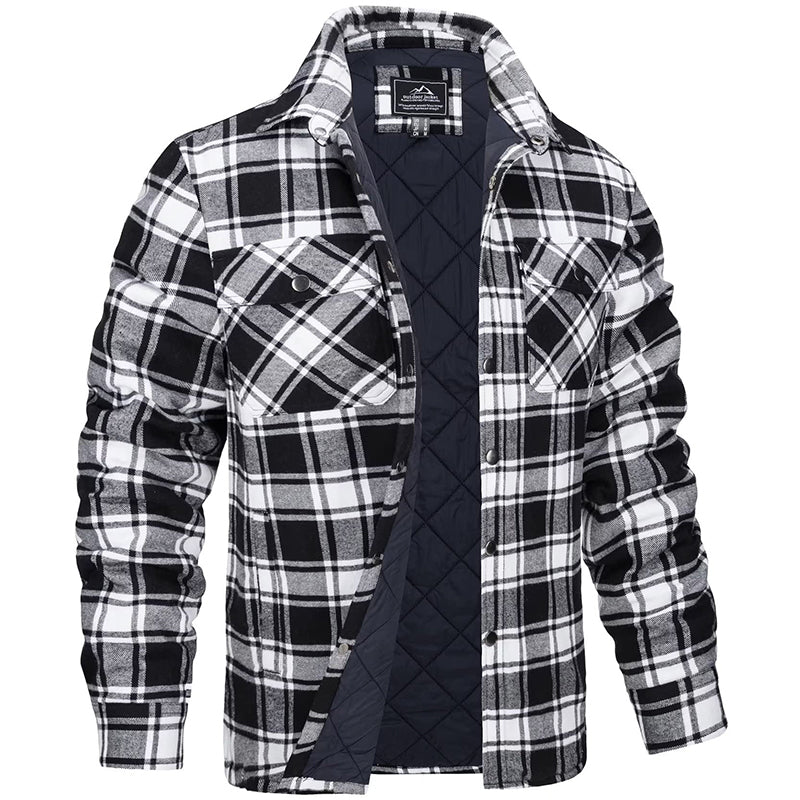 Sova - Herren-Holzfällerjacke Im Karierten Design