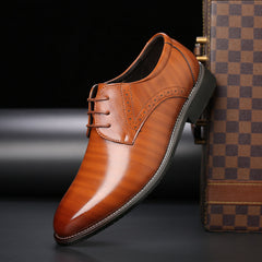 Victor | Herren Elegante Brogue Schnürschuhe in Gelb