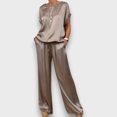 Elodie – Elegantes zweiteiliges Set in Grau