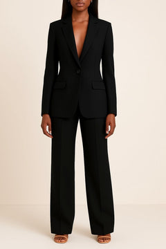 Johanna | Blazer-Hosen-Set im Business-Look in Schwarz