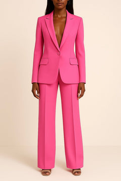 Johanna | Blazer-Hosen-Set im Business-Look in Rosa