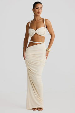 Selin | Zweiteiliges Kleid-Set in Weiß