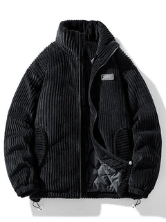 Thadeus™ Klassische Komfort Jacke in Schwarz
