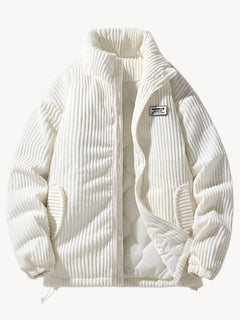 Adam | Stylische Cordjacke in Weiß