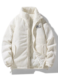 Thadeus™ Klassische Komfort Jacke in Weiß