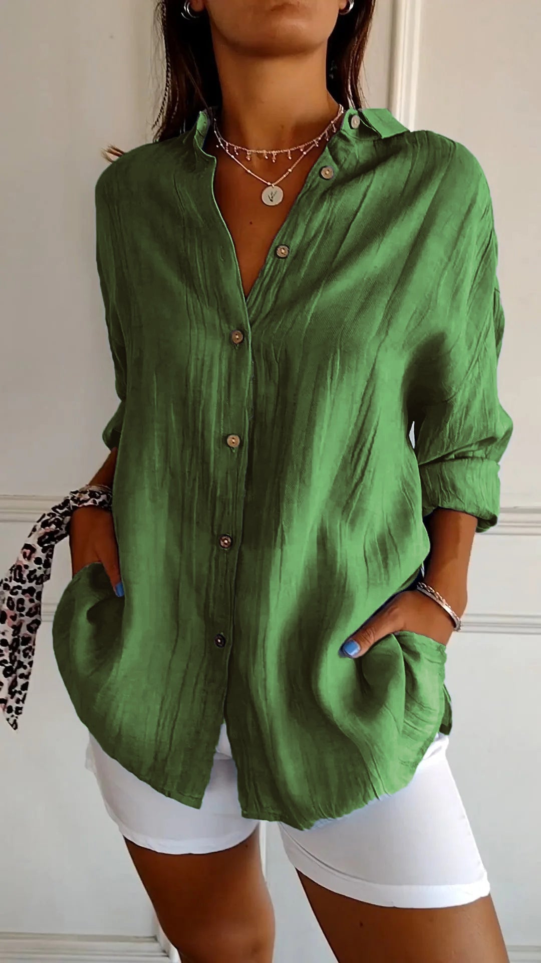 Tallulah - Damen Sommer Hemd | Langarm