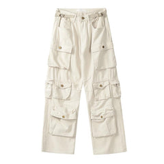 Adrian | Bequeme Cargo-Hose Herren mit Taschen in Weiß