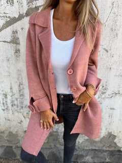 ADELHEID™ | LANGER CARDIGAN in Rose