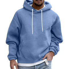 Moderne Streetwear Kapuzenpullover in Blau