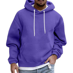 Moderne Streetwear Kapuzenpullover in Violett