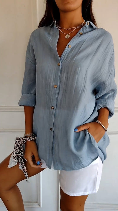 Tallulah - Damen Sommer Hemd | Langarm
