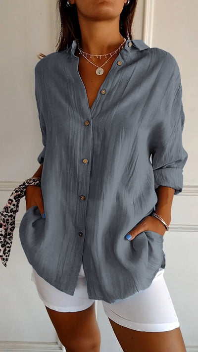 Tallulah - Damen Sommer Hemd | Langarm
