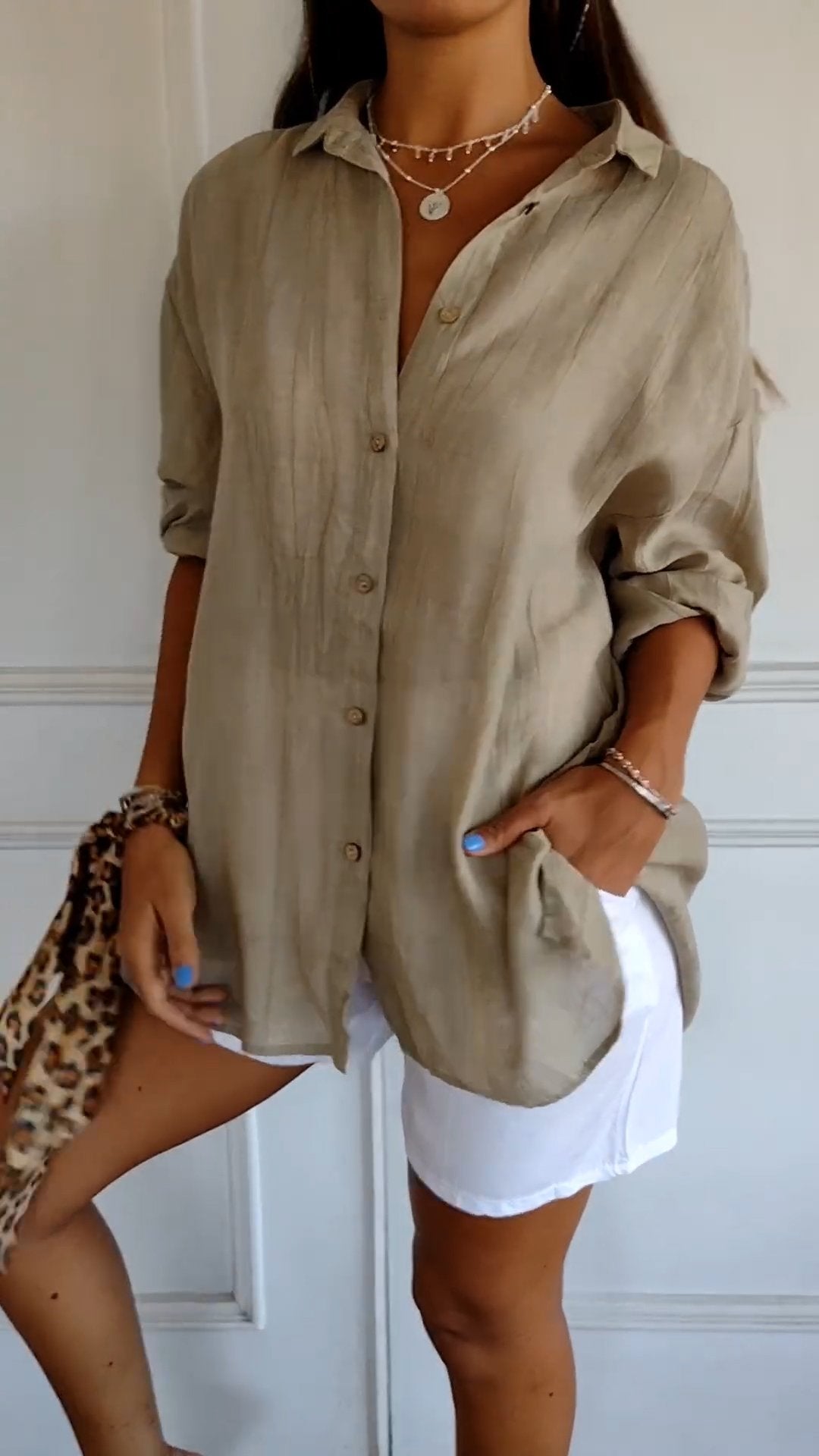 Tallulah - Damen Sommer Hemd | Langarm