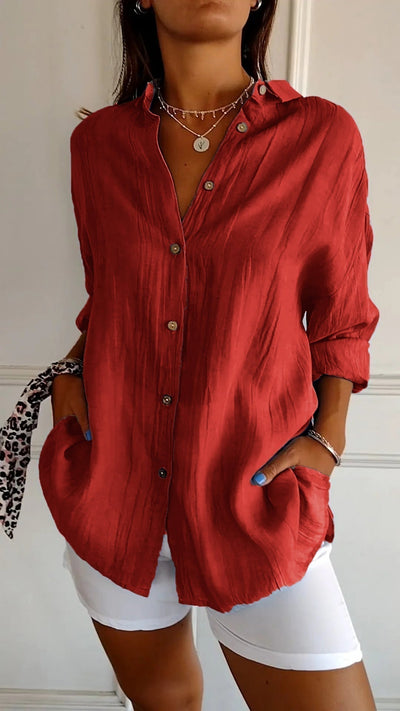 Tallulah - Damen Sommer Hemd | Langarm
