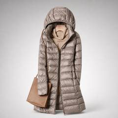 Julia | Damen Leichte Ultraleichte Daunenjacke in Khaki