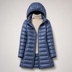 Julia | Damen Leichte Ultraleichte Daunenjacke in Blau