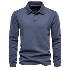 Julian | Herren Zeitloser Strickpullover in Blau
